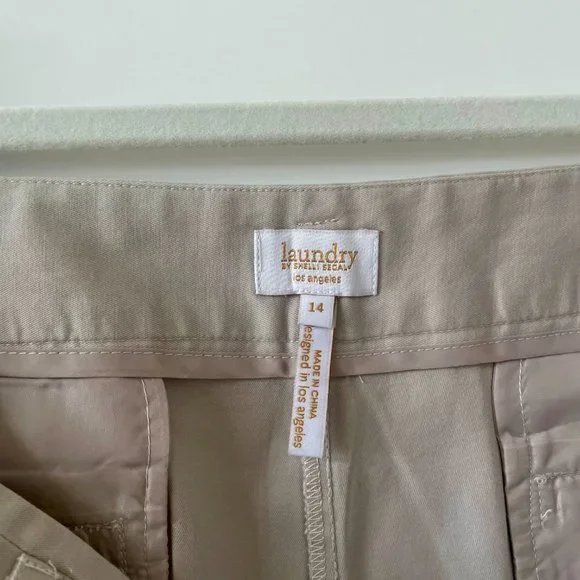 Laundry by‎ Shelli Segal Tan Shorts, Size 14 - Picture 3 of 5